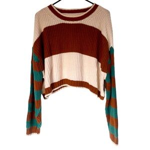 Retro Cropped Sweater